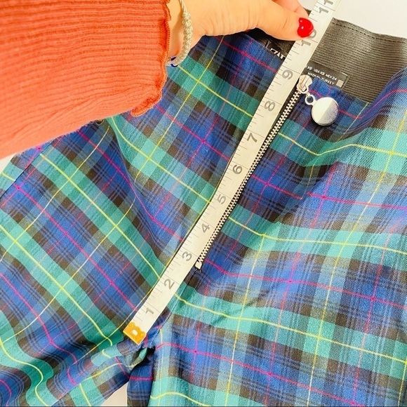 Zara plaid check pants academia size xs - Picture 5 of 7